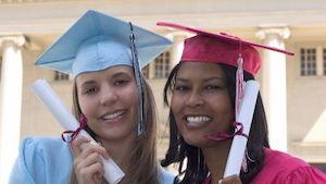 students graduating